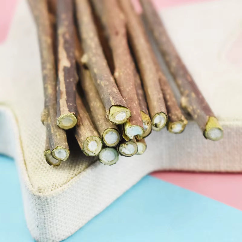 Natural Woodruff Cat Chew Stick Catnip Molar Bite Toy for Cats Interactive Teeth Cleaning Pet Gift Supplies Additive Free