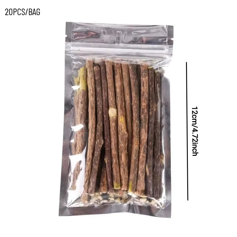 Natural Woodruff Cat Chew Stick Catnip Molar Bite Toy for Cats Interactive Teeth Cleaning Pet Gift Supplies Additive Free